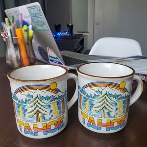 Vintage Lake Tahoe Mugs